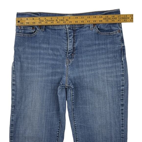 Levi's 512 Jeans Womens 16 Short Perfectly Slimming Stretch Bootcut Medium Wash - Picture 7 of 10